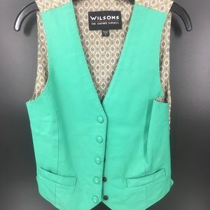 WILSONS Leather Fabulous, Unique Mint Vest